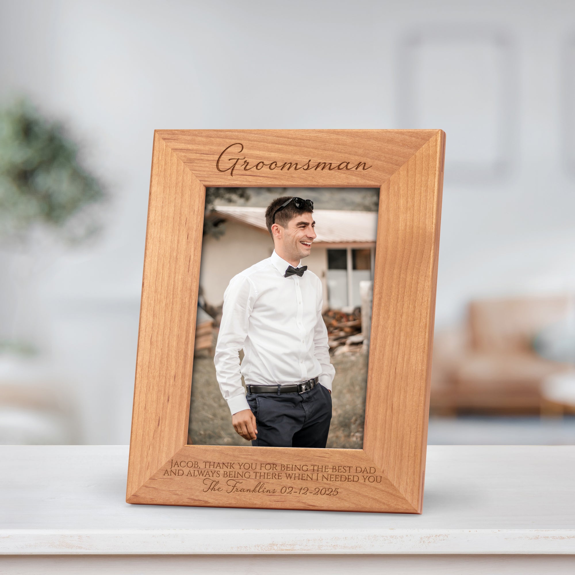 Personalized Wedding Frames - Groom Party Gifts
