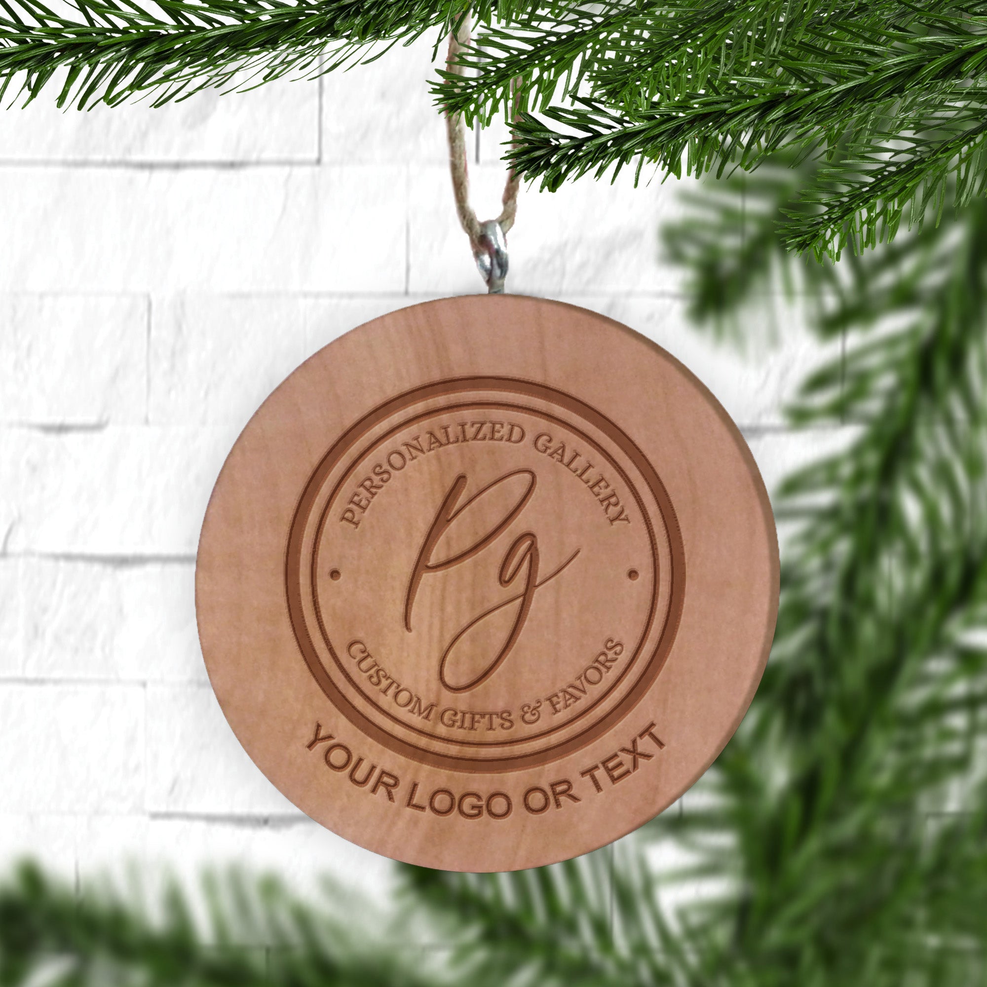 company-logo-christmas-ornaments