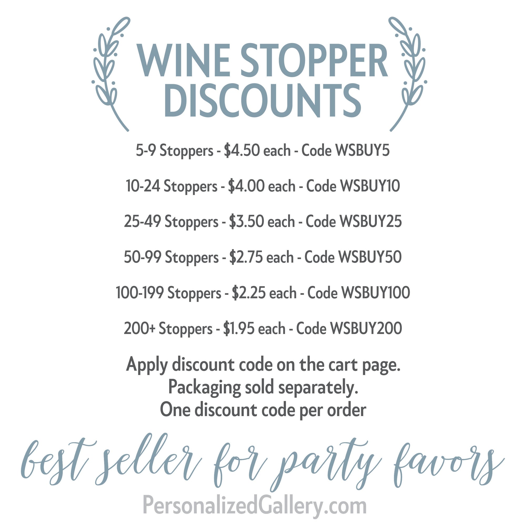 Sunflower Wreath Engraved Wine Stopper