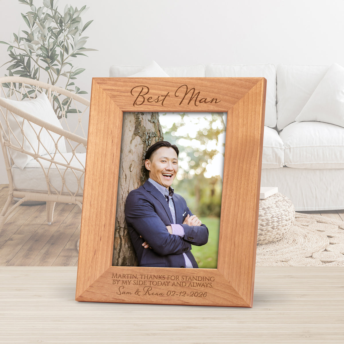 best man picture frame