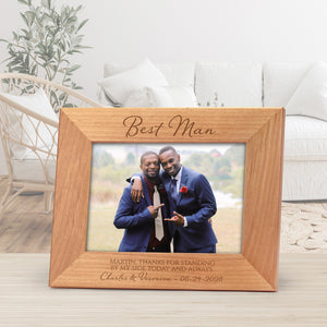 best man photo frame