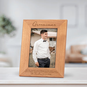 groomsmen thank you gifts picture frames