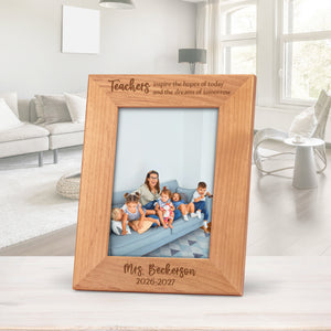 Wooden photo frame teacher appreciation gifts 