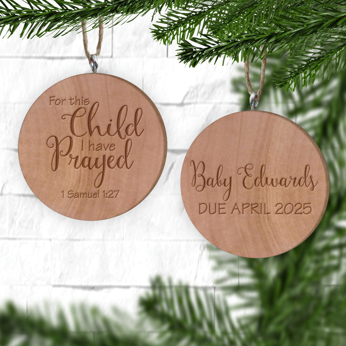 new baby ornament 