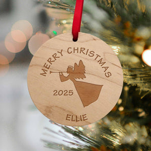 personalized christmas ornaments angel