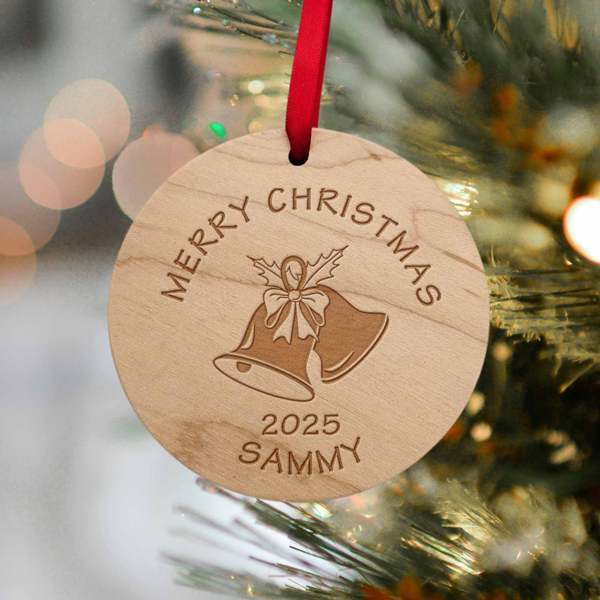 custom bell ornament 