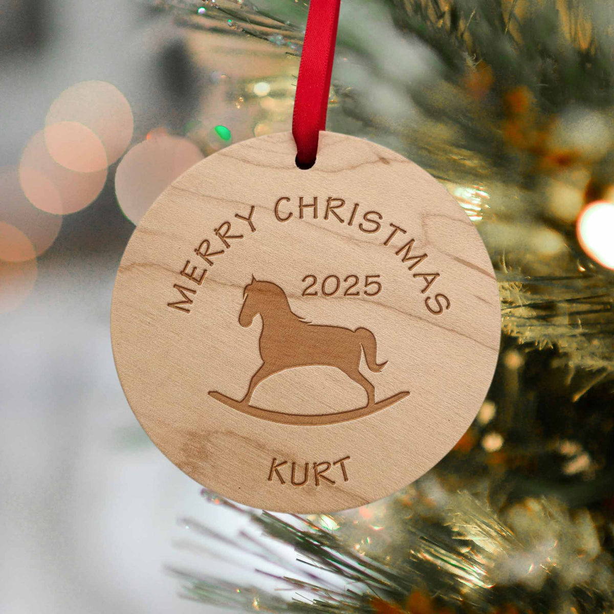rocking horse ornament 