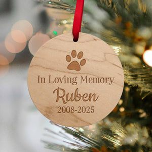 dog passing ornament 