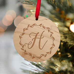 Wooden Christmas tree decorations 