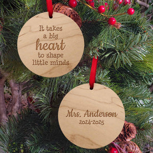 End of school year gift christmas ornament 