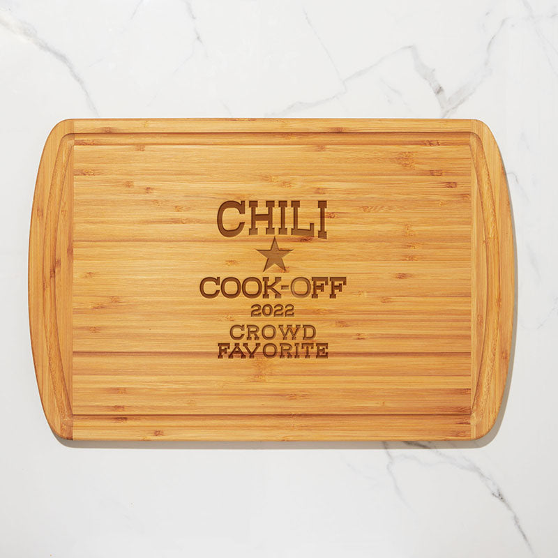 Extra Large Wooden Chopping Board with Juice Groove Organic Food