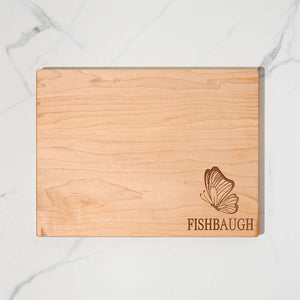last-name-butterfly-cutting-board