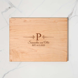 monogrammed-cutting-board