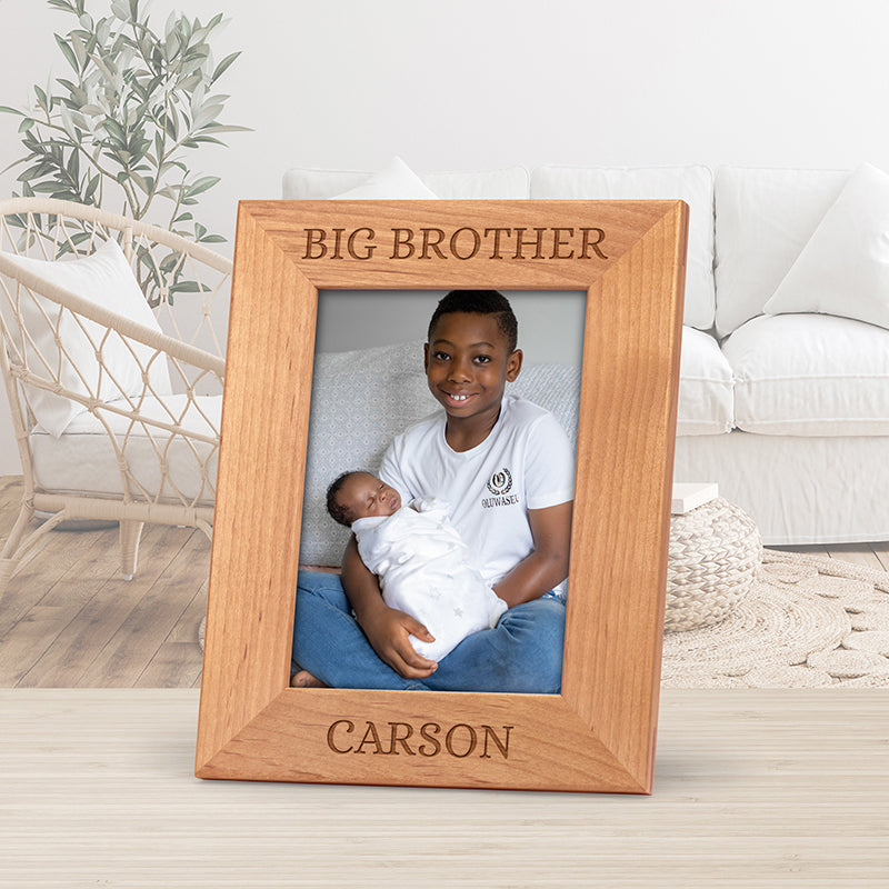 Big Pitcher Frame Sibling Frame – Big Sister and Brother Gifts - Personalized Gallery