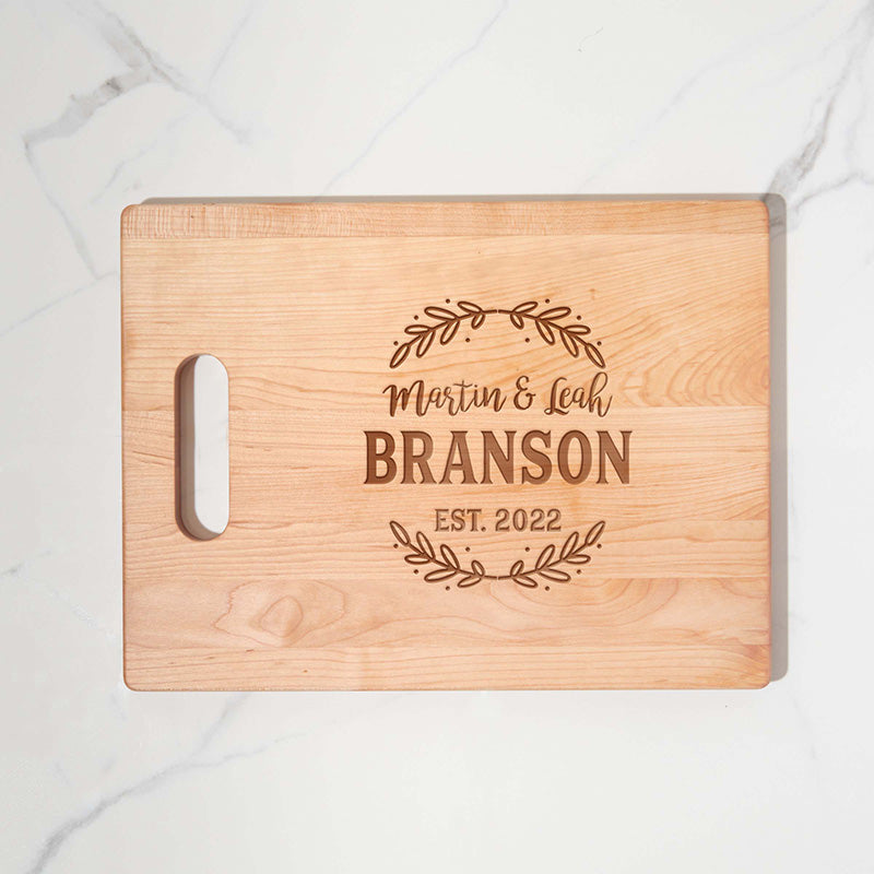 Personalized Cutting Board, Engraved Cutting Board, Couples Gift