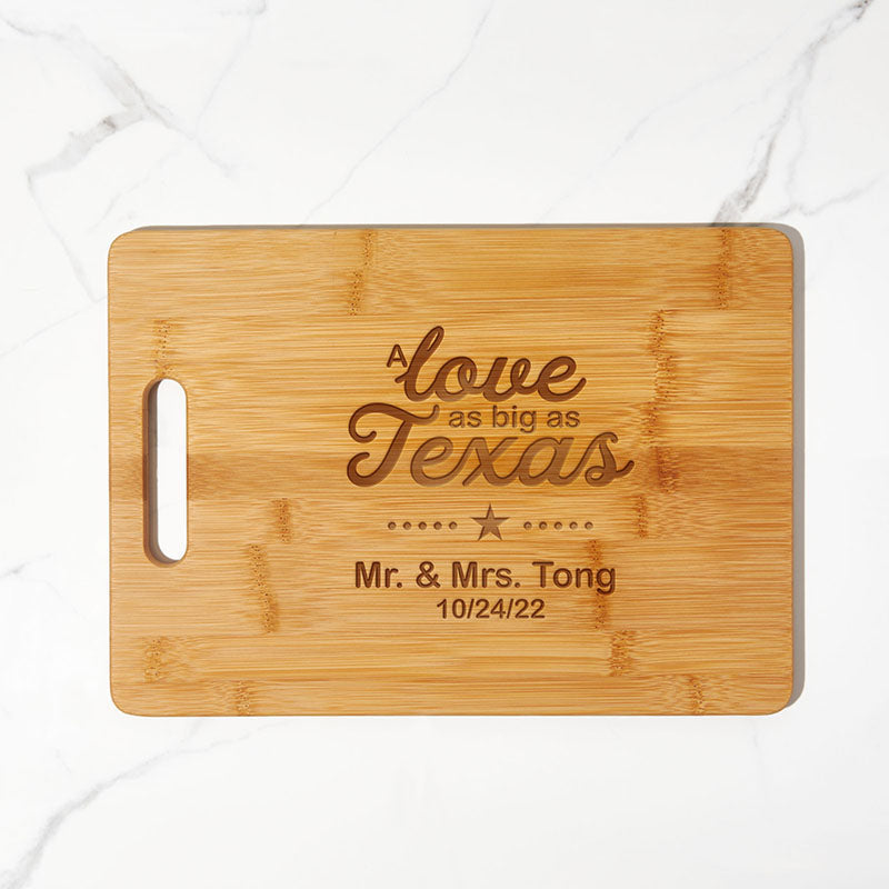 Cutting Board - Bamboo Board with Handle - Large