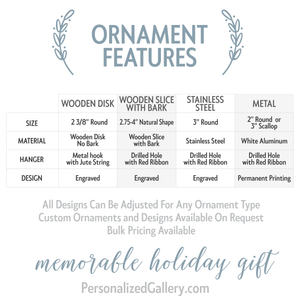 Monogram Tree Ornaments