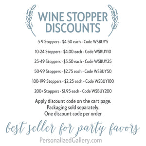 Engraved Thank You Wine Stopper