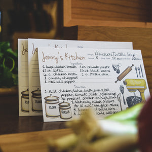 Farmhouse Kitchen Recipe Cards