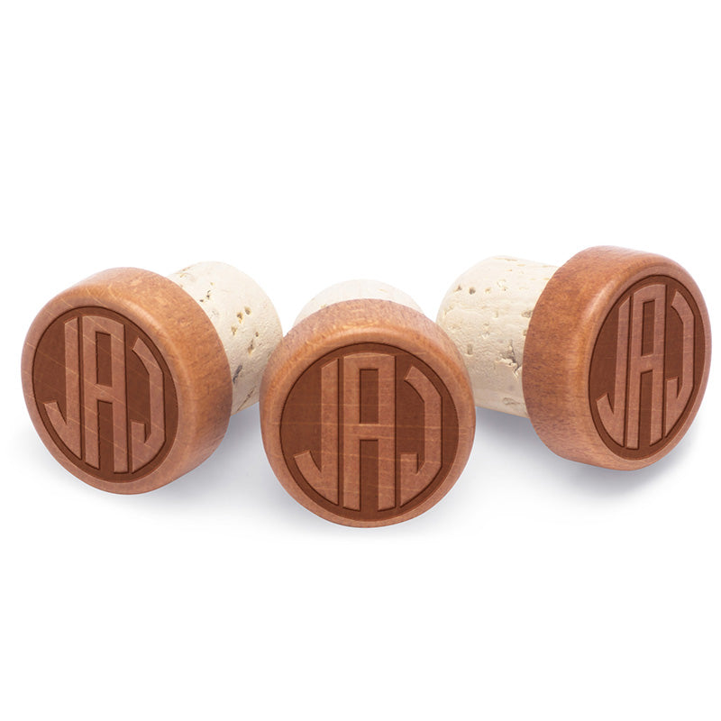 Monogrammed Wine Stopper