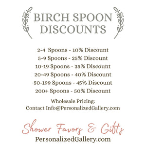 Fifth Anniversary Gift - Love Bird Personalized Spoon