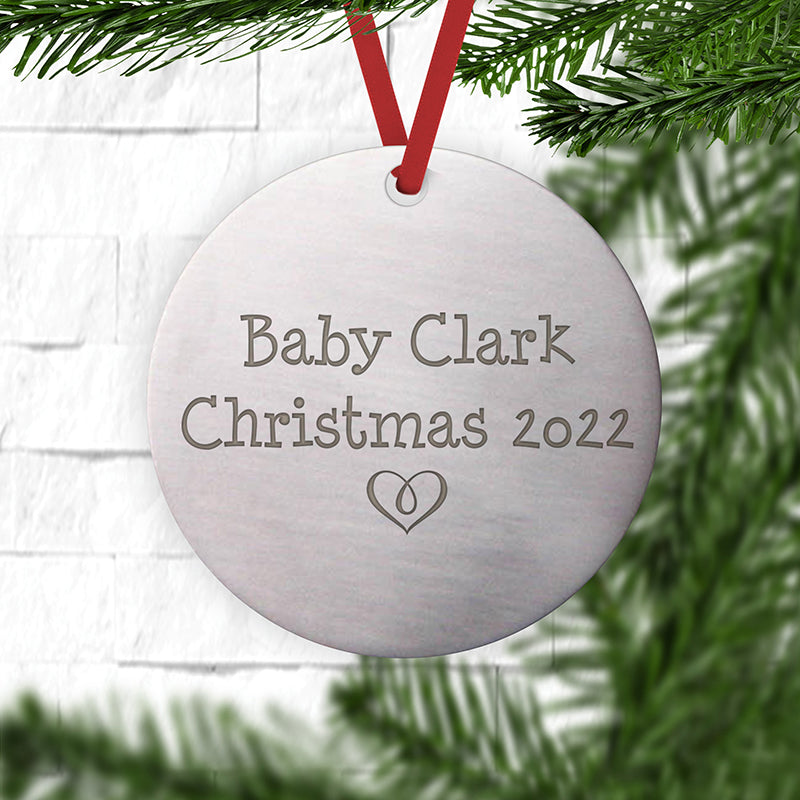 New Baby Christmas Ornament
