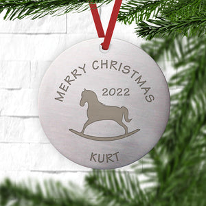 Rocking Horse Christmas Ornament
