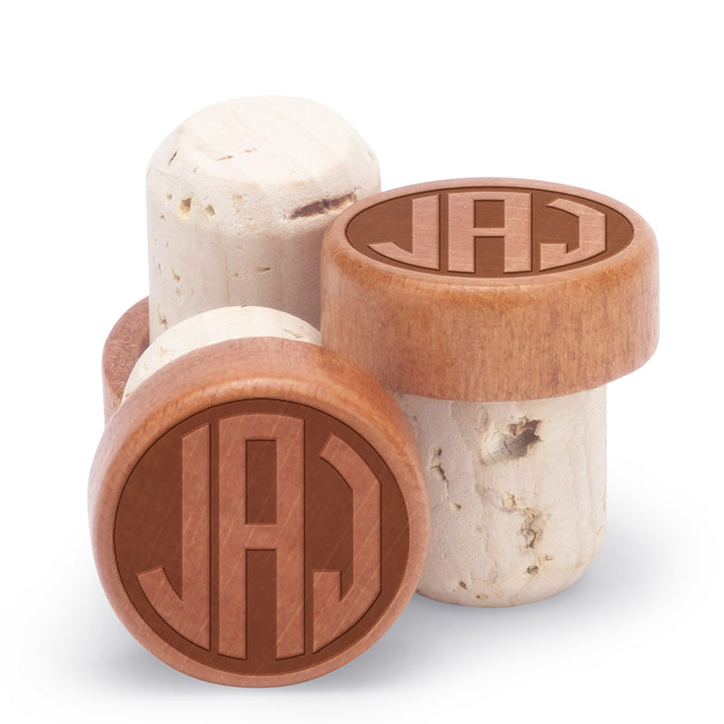 round-solid-couple-initial-wine-stopper