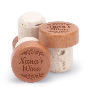 Name's Wine Custom Cork Stopper