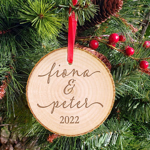 Personalized Ornament for Couples