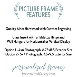 Our First Home Picture Frame