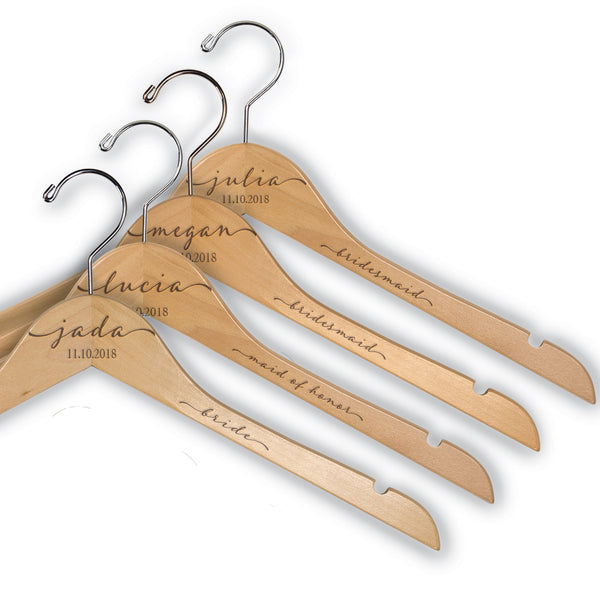 Signature Engraved Dress Hanger