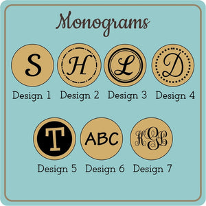 Monogram Coasters (Set of 4)