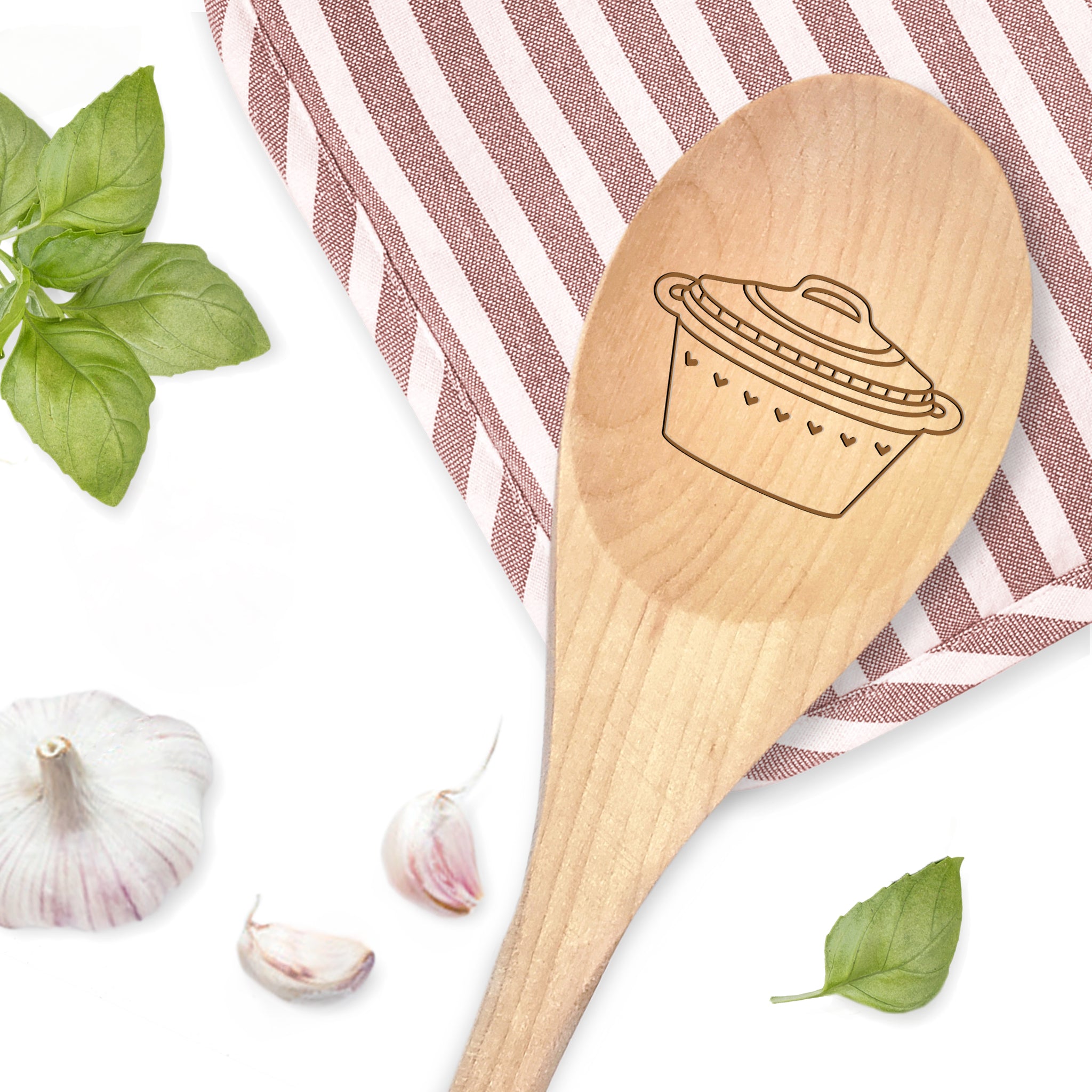 Tea Party Favor - Hand-Illustrated Teapot Wooden Spoon - Personalized  Gallery