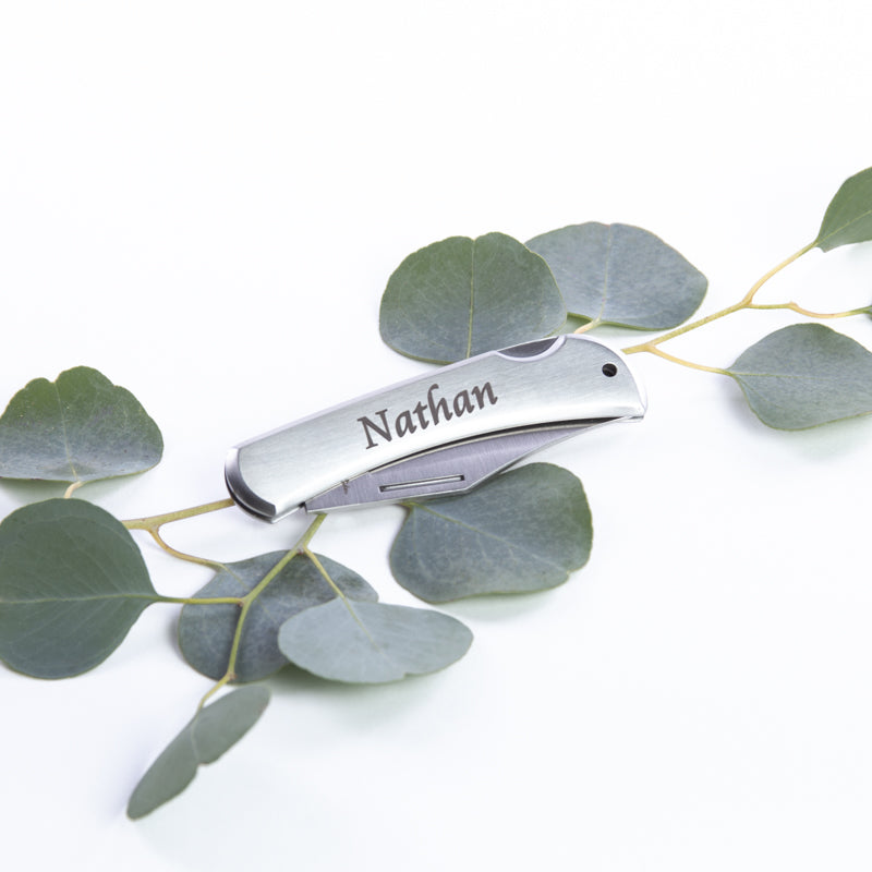 Stainless Steel Pocket Knife Personalized