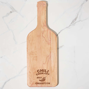Cutting Board - Maple Wine Bottle