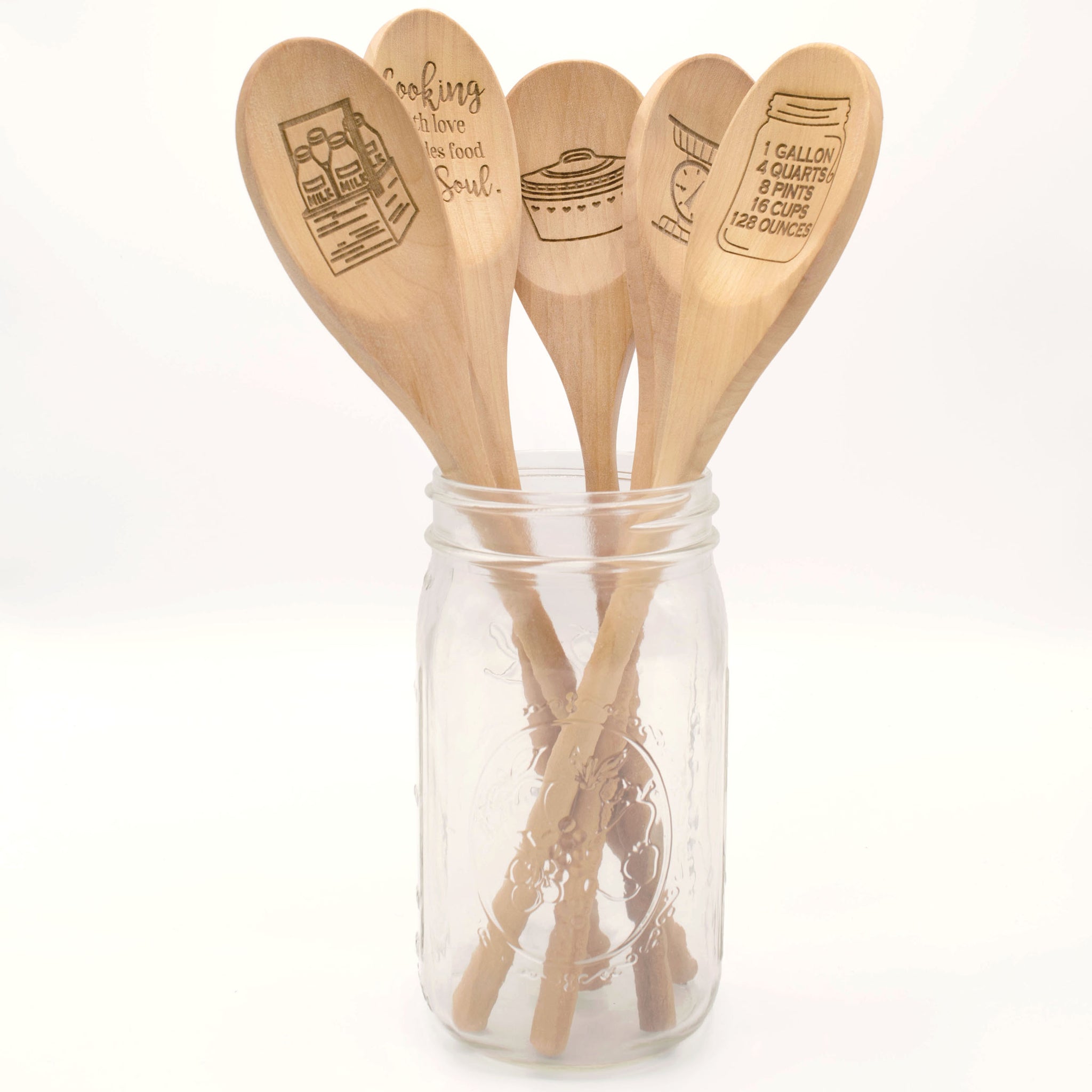 Wood Spoon - Cooking With Love Provides Food for the Soul